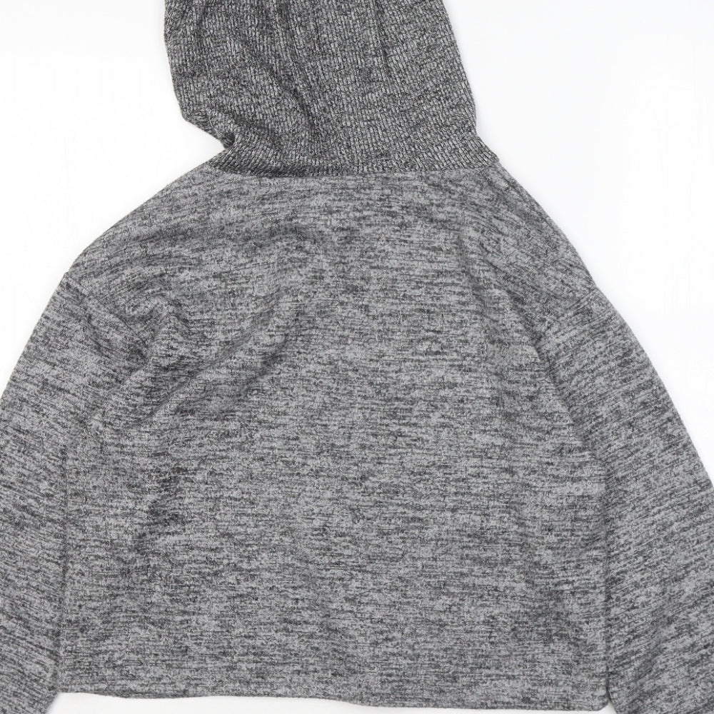 Primark Womens Grey Polyester Pullover Hoodie Size 6