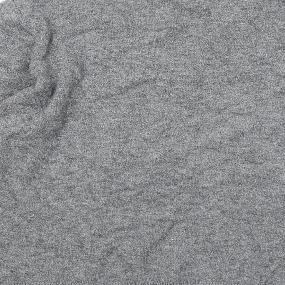 Atmosphere Womens Grey Mock Neck Rayon Pullover Jumper Size 14