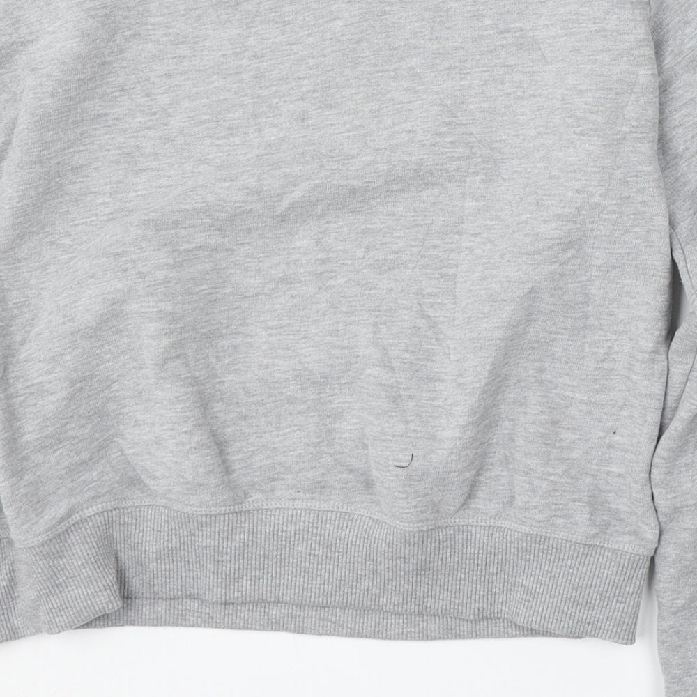 Accessorize Womens Grey Polyester Pullover Sweatshirt Size XS