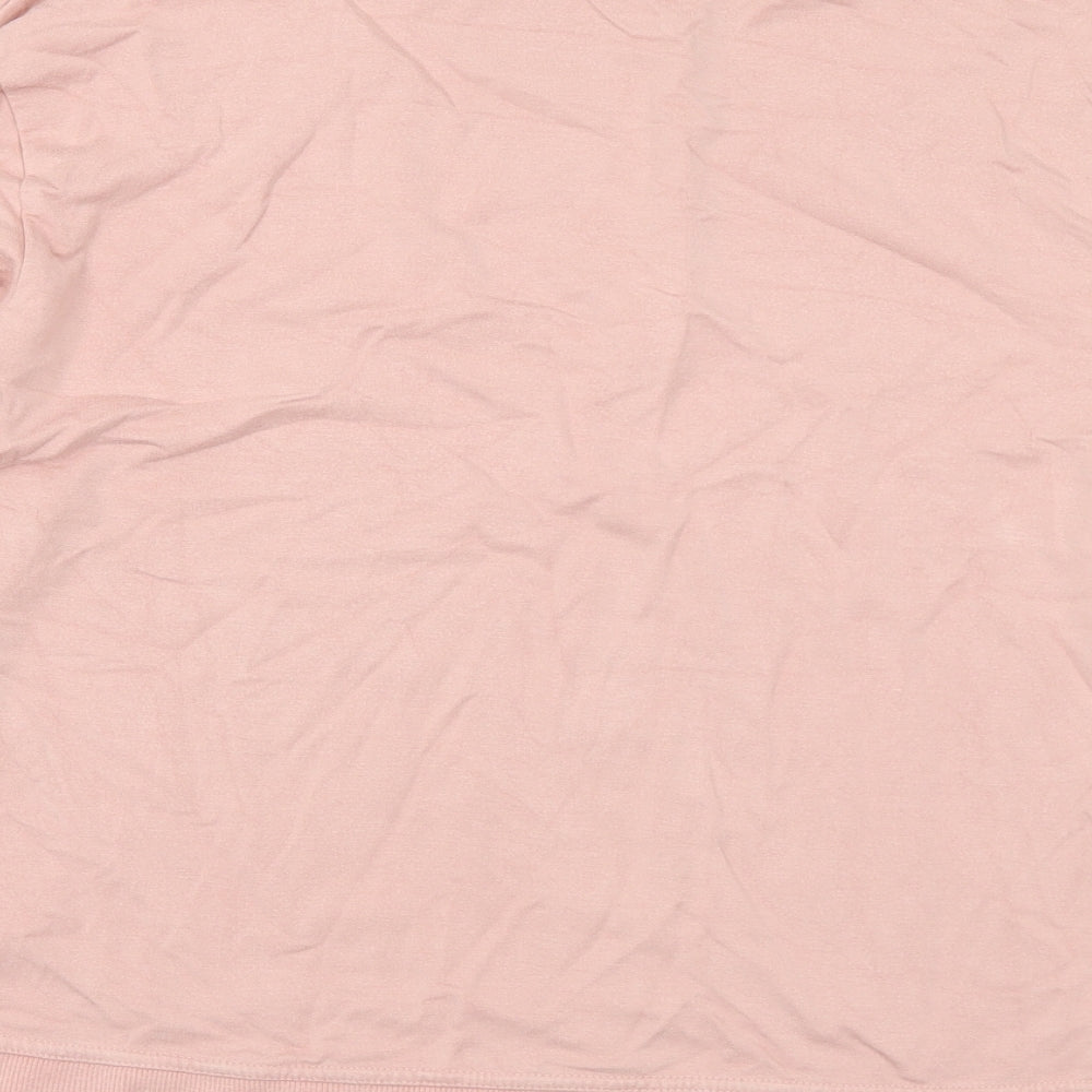 F&F Womens Pink Viscose Pullover Sweatshirt Size 10