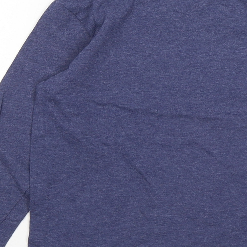 Dunnes Boys Blue Cotton Basic T-Shirt Size 5 Years Round Neck - T Rex Dinasour Graphic