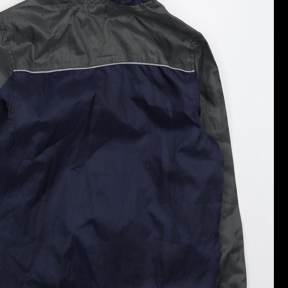 Back To School Boys Blue Jacket Size 10 Years Zip