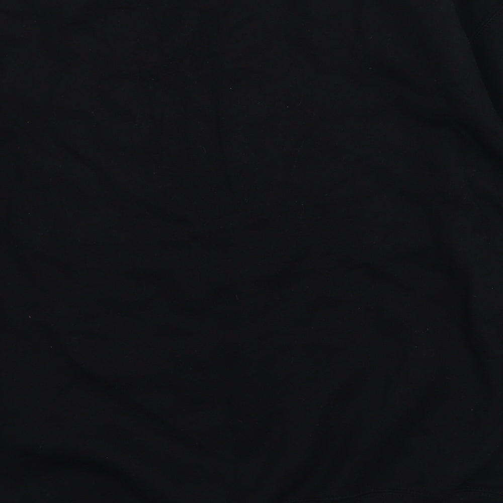 Boohoo Womens Black Polyester Pullover Sweatshirt Size M - Woman Barcode