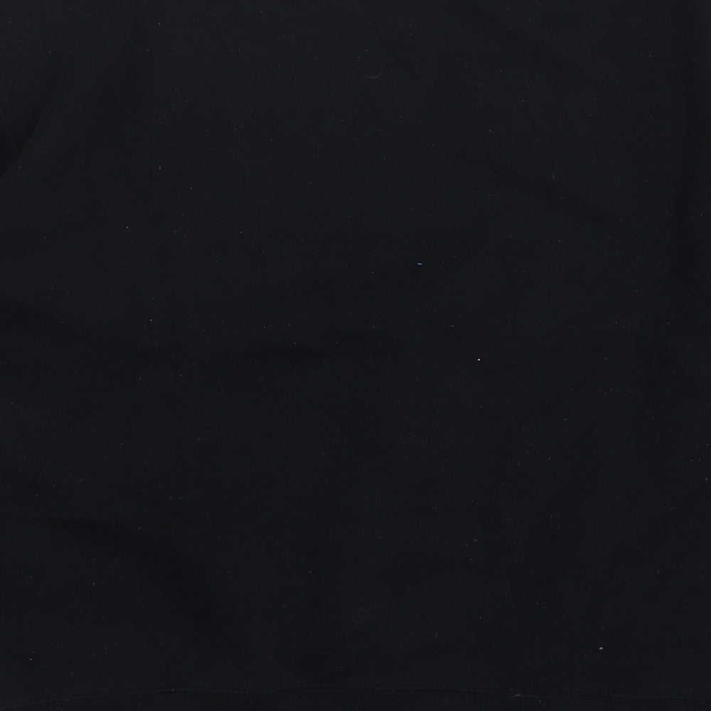 Tunni Mens Black Cotton Pullover Sweatshirt Size M