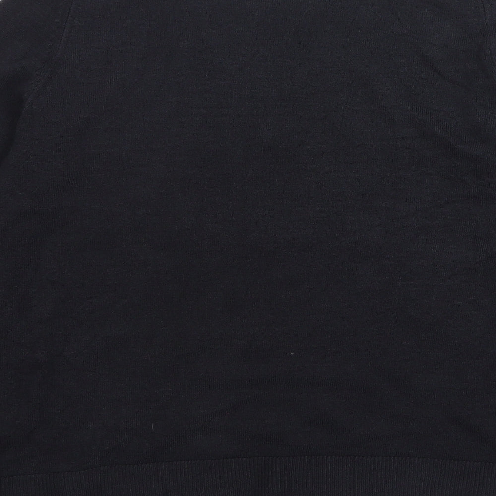 Marks & Spencer Womens Grey Round Neck Acrylic Pullover Jumper Size 12
