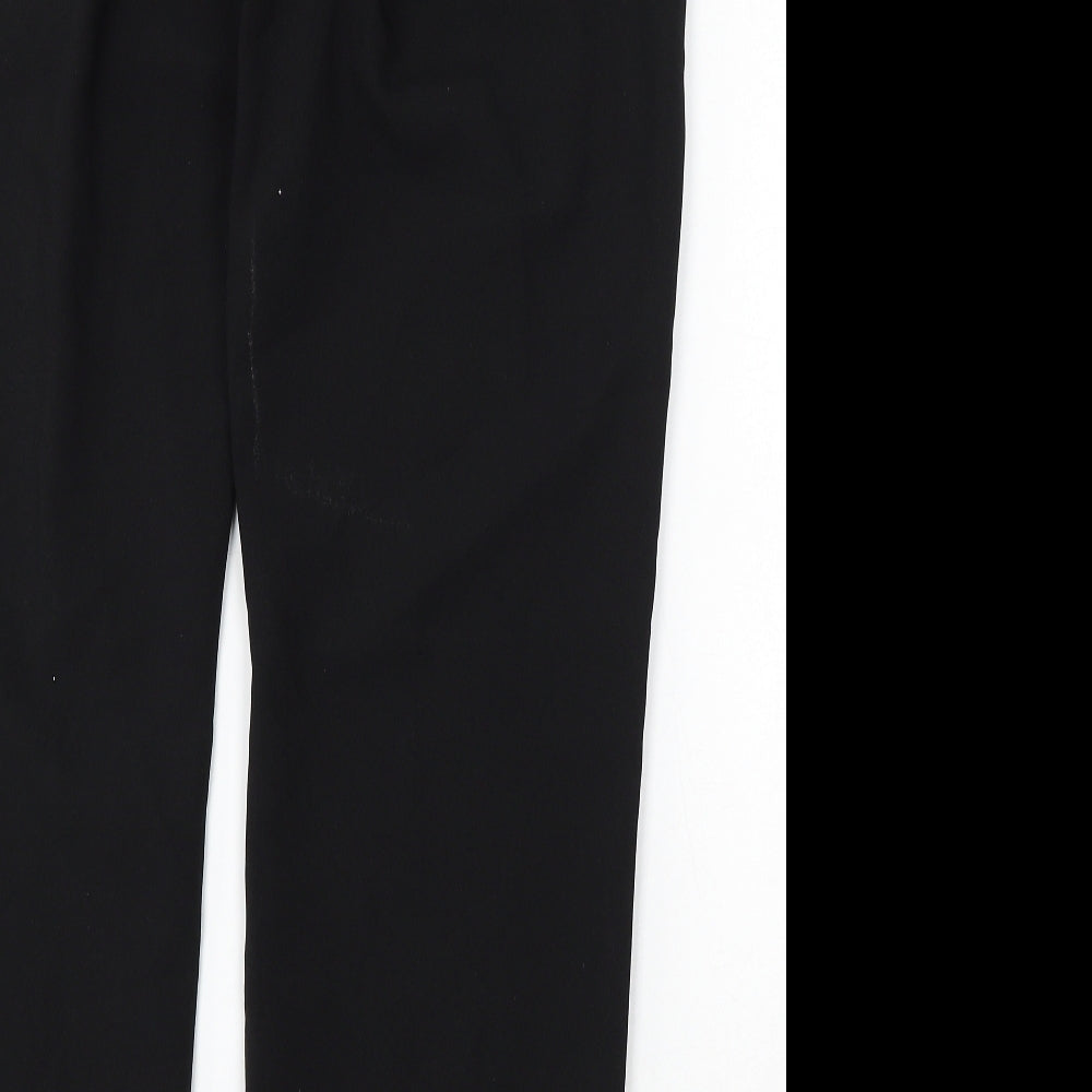 NEXT Womens Black Polyester Trousers Size 38 L31 in Regular