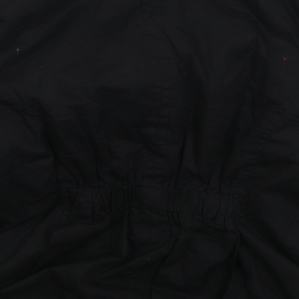 Pretty In The City Womens Black Jacket Size 12 Button
