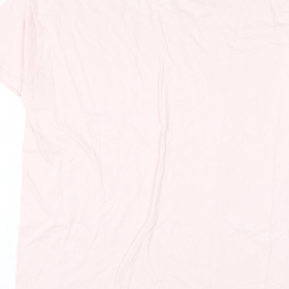 Dead threads Womens Pink Polyester Basic T-Shirt Size S Round Neck
