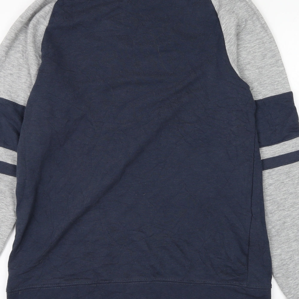 Clothing & Co Mens Grey Polyester Pullover Sweatshirt Size XS