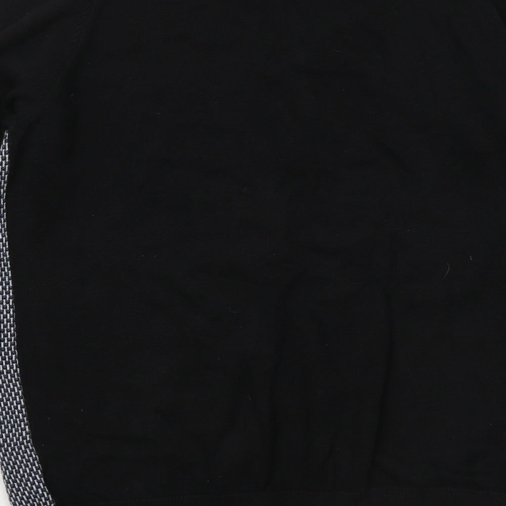 NEXT Womens Black Round Neck Cotton Pullover Jumper Size M