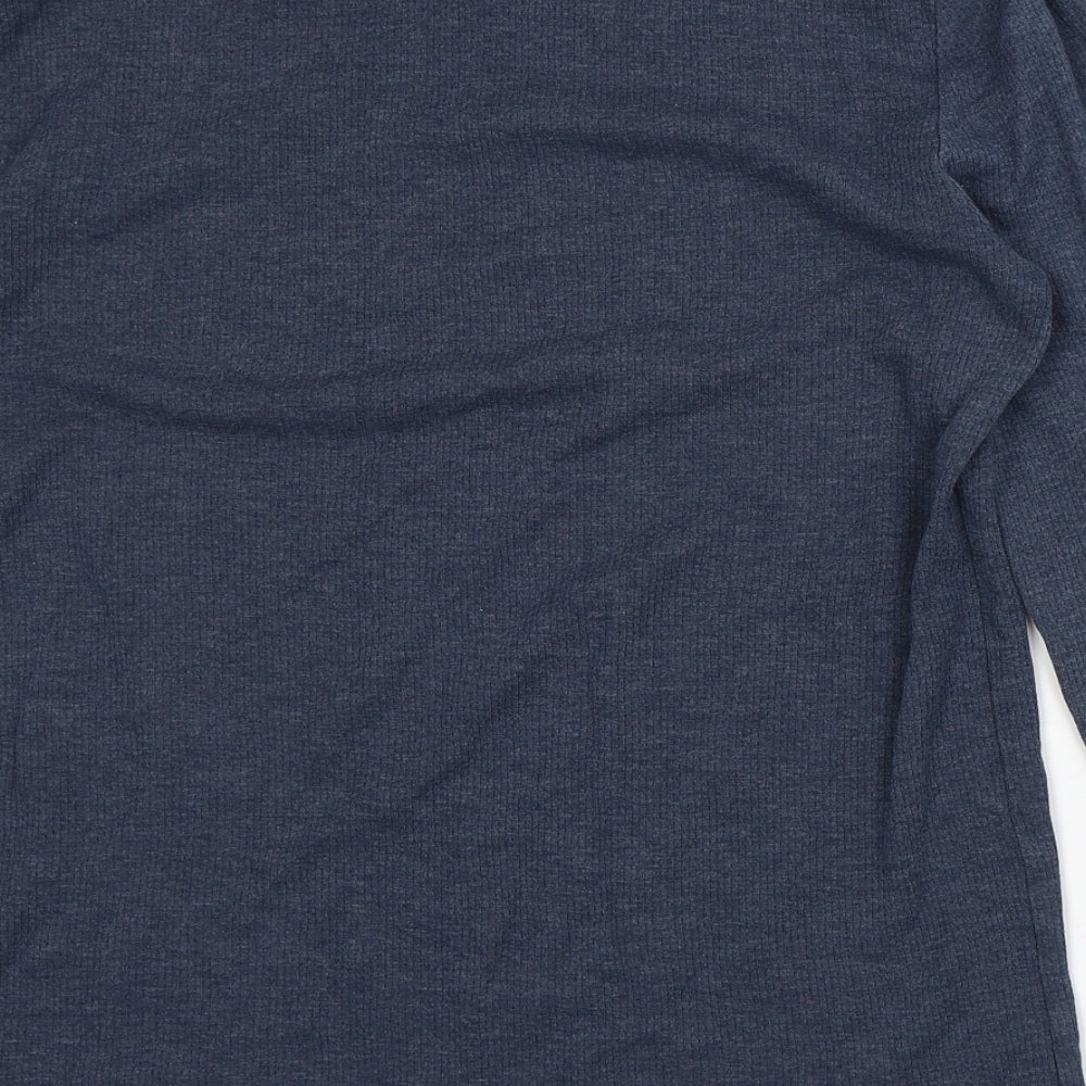 F&F Mens Grey Cotton Pullover Sweatshirt Size M