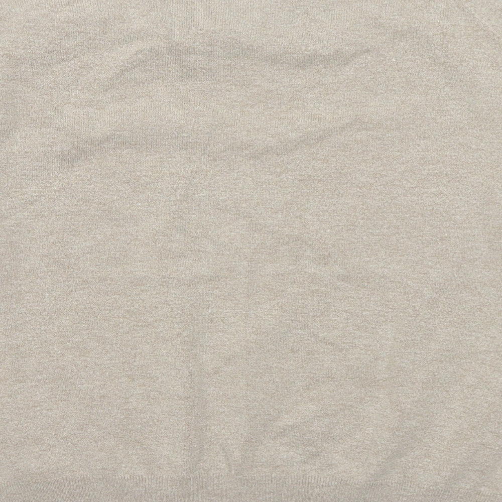 NEXT Womens Grey Crew Neck Viscose Pullover Jumper Size 14