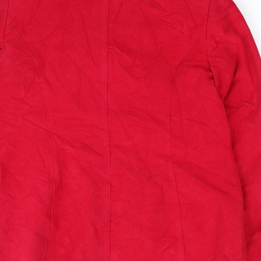 NEXT Womens Pink Jacket Coat Size 10 Button
