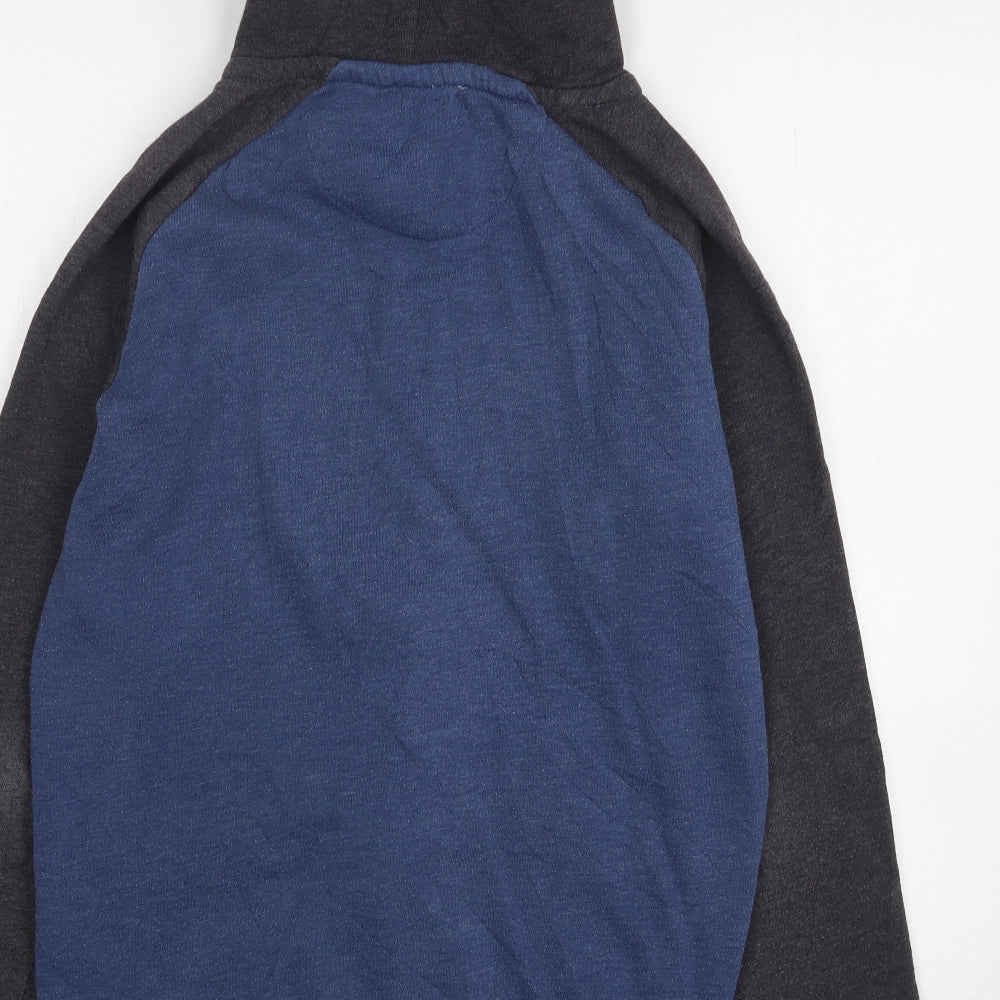 Preworn Mens Multicoloured Cotton Full Zip Hoodie Size S