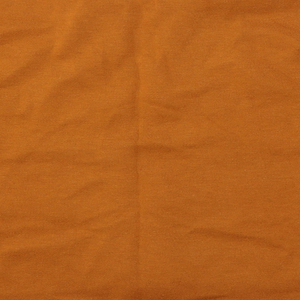 Primark Womens Brown Polyester Pullover Sweatshirt Size 2XS - Cropped
