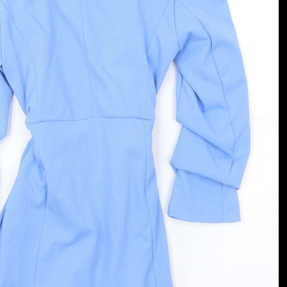 Kali Womens Blue Jacket Size 12 Button