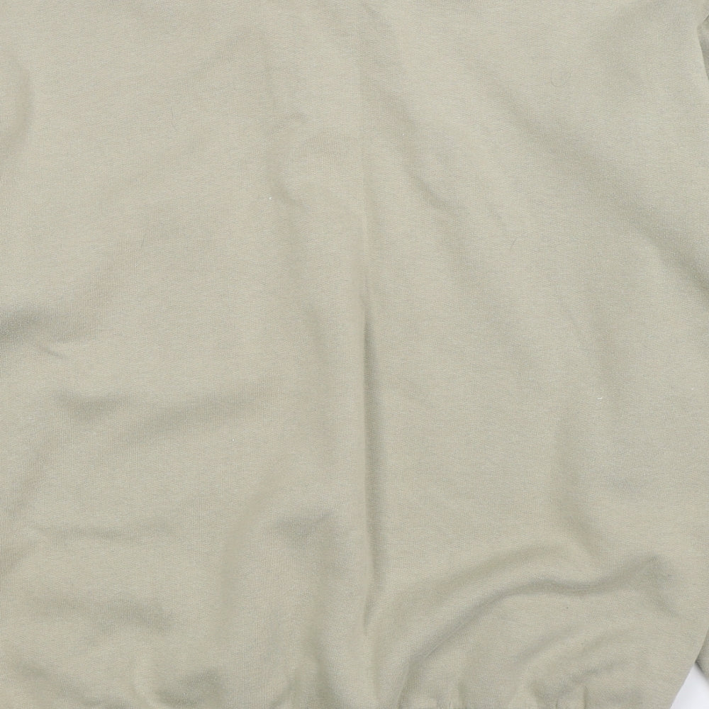 Breakaway Womens Beige Cotton Pullover Sweatshirt Size XL Pullover