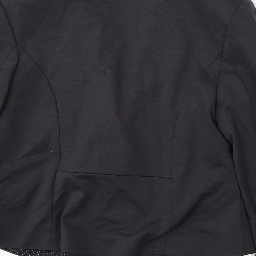 Skopes Womens Black Polyester Jacket Suit Size 10