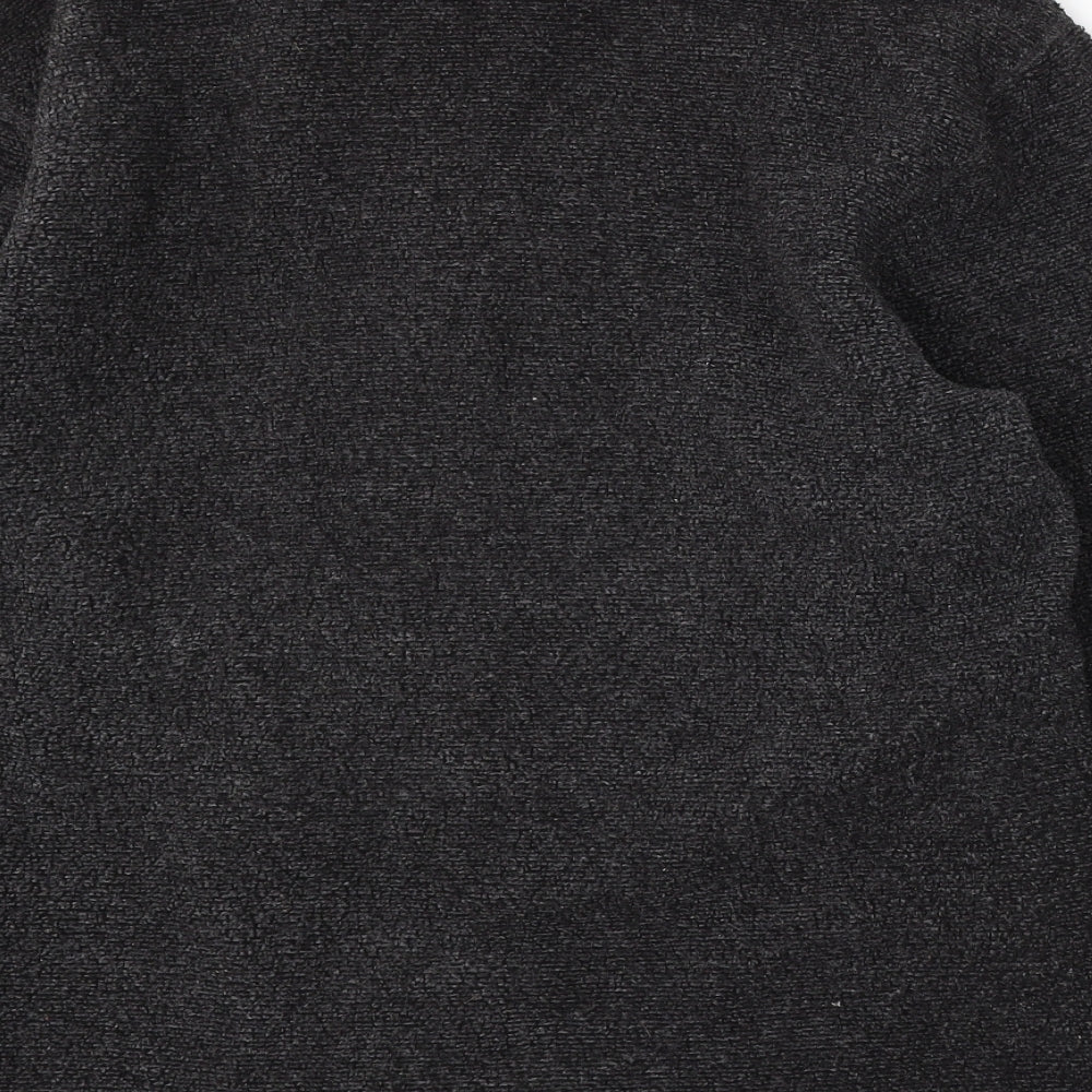 Armando Mens Grey Polyester Full Zip Sweatshirt Size M