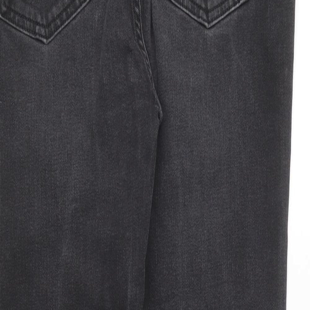 Marks & Spencer Womens Black Cotton Skinny Jeans Size 12 L27 in Regular