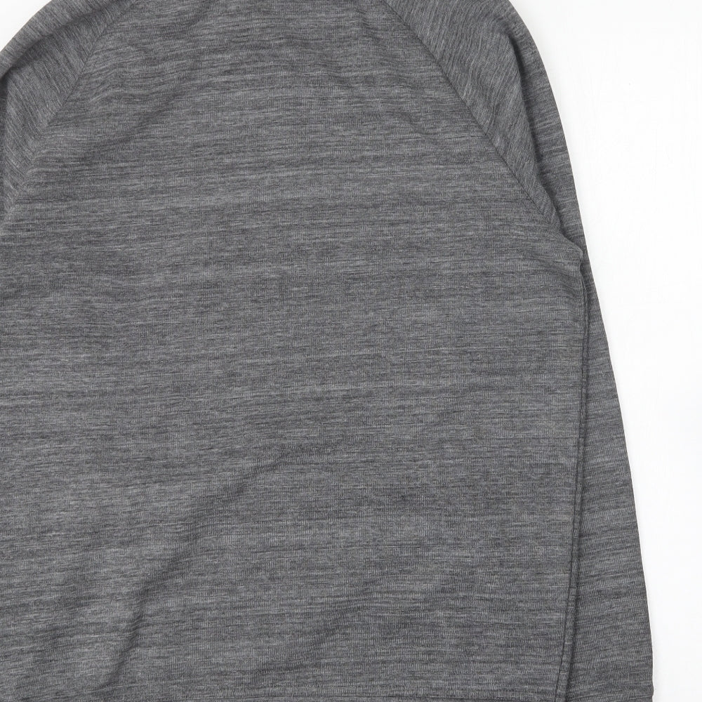 H&M Womens Grey Roll Neck Polyester Pullover Jumper Size M