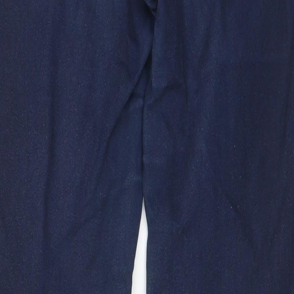 Pieces Womens Blue Cotton Skinny Jeans Size S L30 in Regular Button