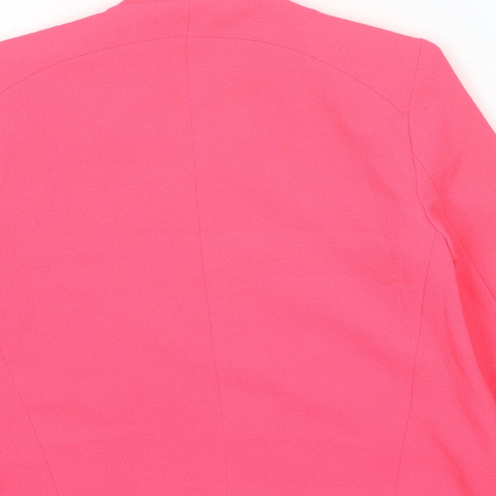 Topshop Womens Pink Jacket Size 6
