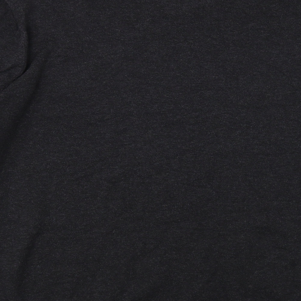 Jack Reed Mens Grey Collared Cotton Pullover Jumper Size L