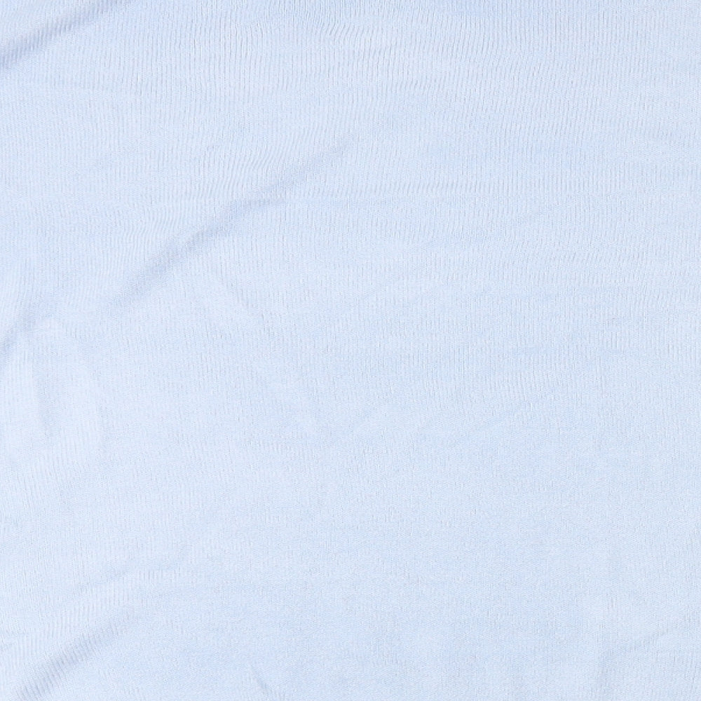 Arista Womens Blue Round Neck Acrylic Pullover Jumper Size 14