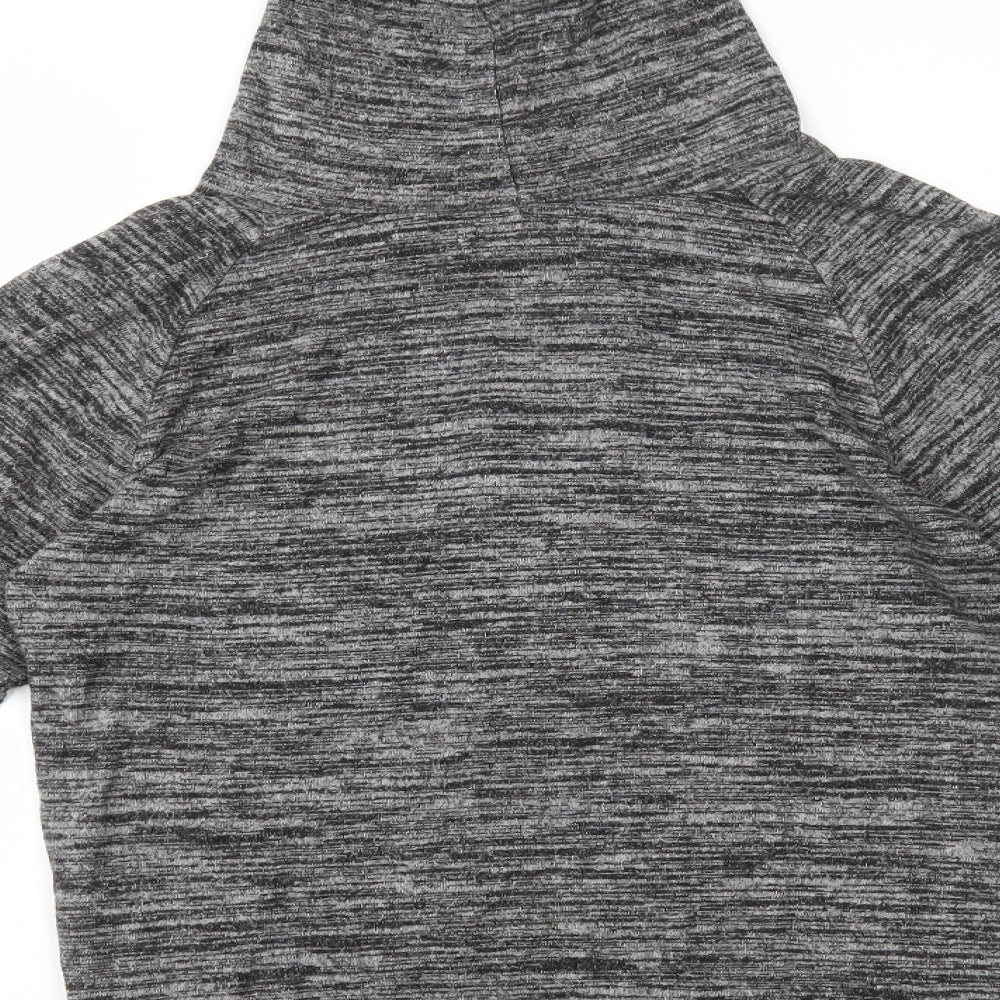 Primark Womens Grey Viscose Pullover Hoodie Size 4
