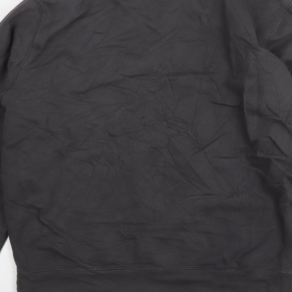 Rock on Ruby Womens Grey Cotton Pullover Sweatshirt Size S - Love Life