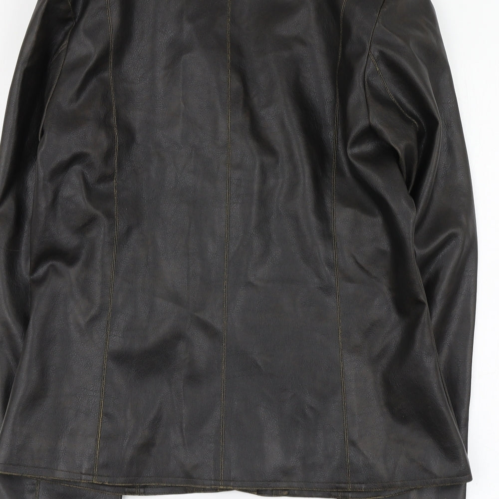 New Look Womens Brown Jacket Size 14