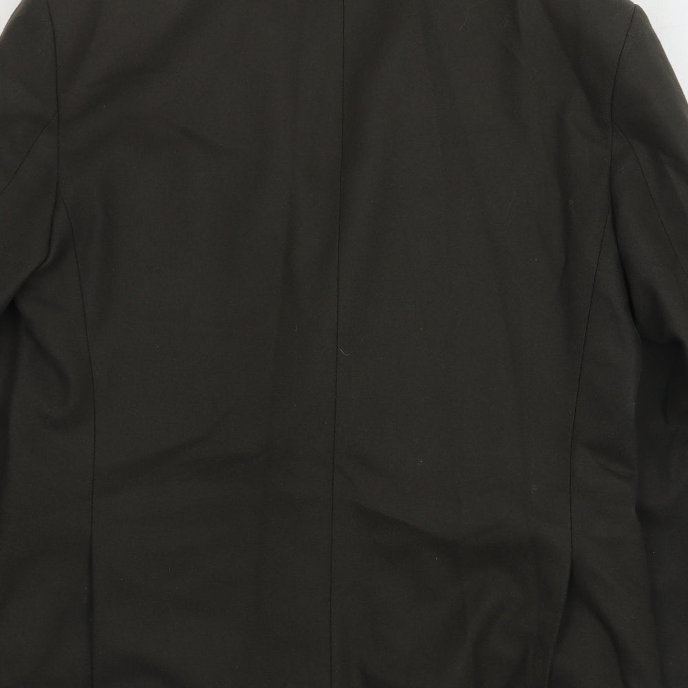Preworn Mens Green Wool Jacket Suit Jacket Size 40