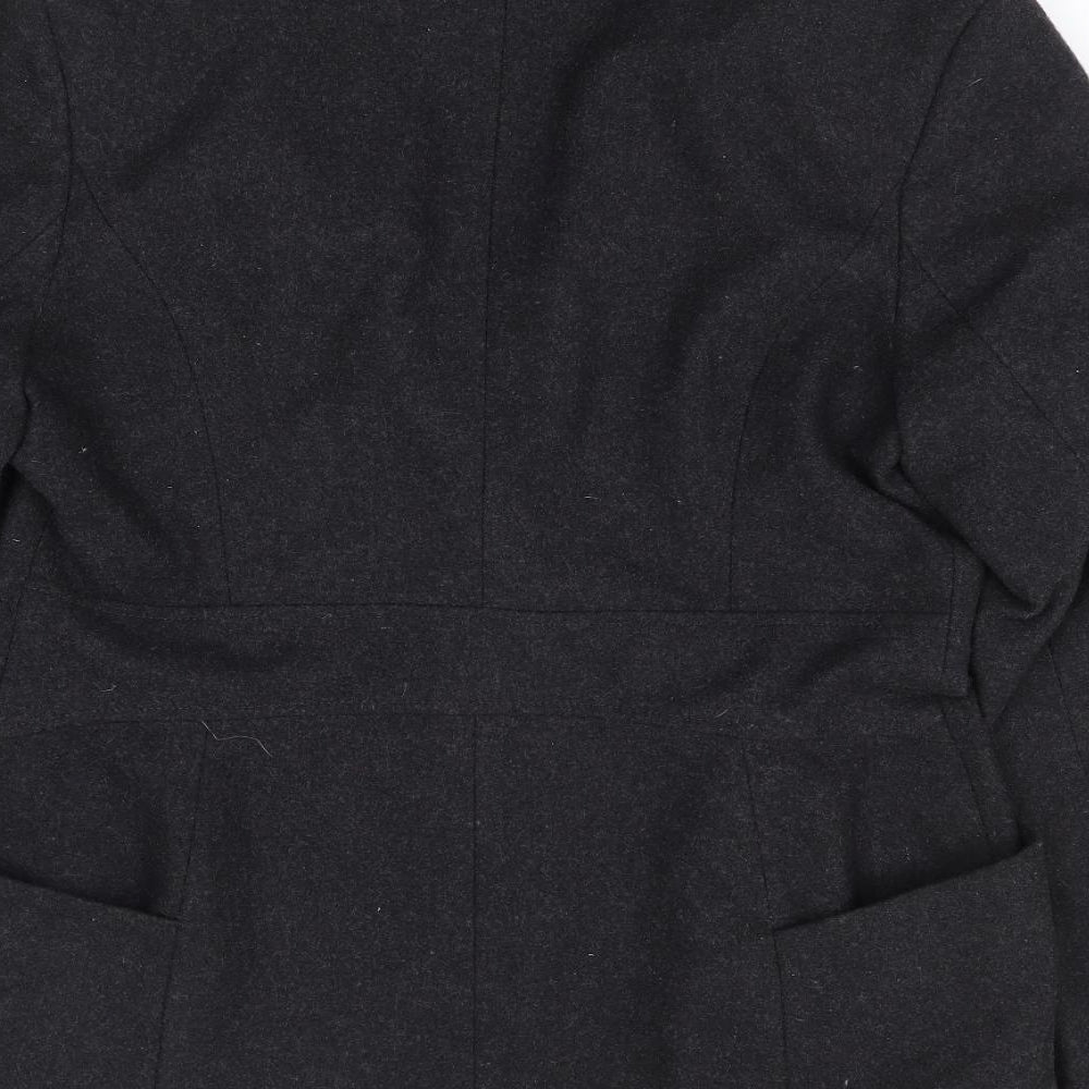 Louis Charles Womens Grey Wool Jacket Suit Jacket Size 12