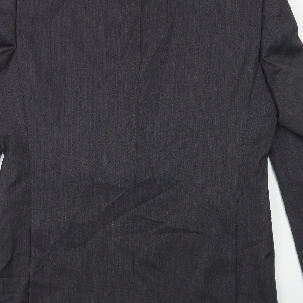 Marks & Spencer Mens Grey Wool Jacket Blazer Size 40