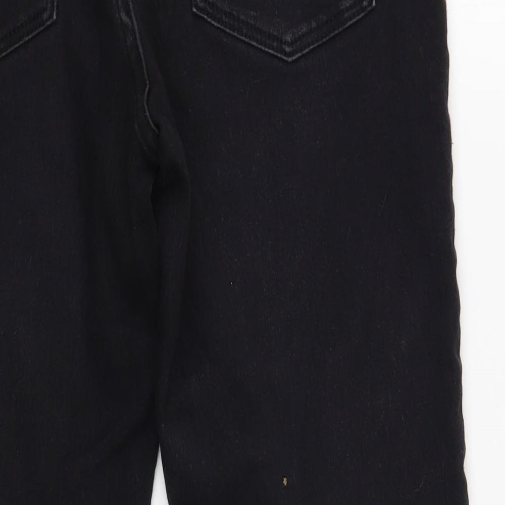 Denim Co. Womens Black Cotton Skinny Jeans Size 16 L27 in Regular Button