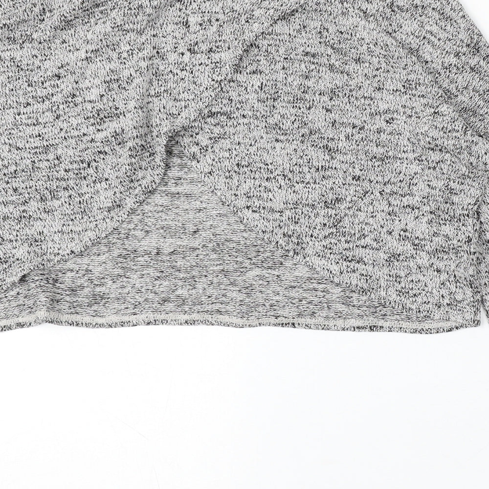 Divided by H&M Womens Grey Round Neck Polyester Pullover Jumper Size S