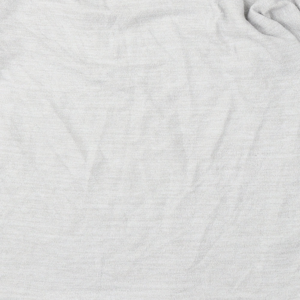 NEXT Womens Grey V-Neck Viscose Pullover Jumper Size 12