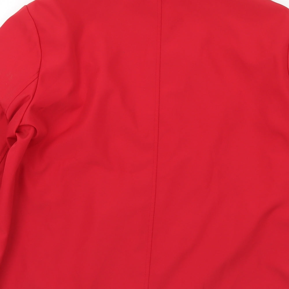 Rossetti Womens Red Jacket Coat Size 16 Zip