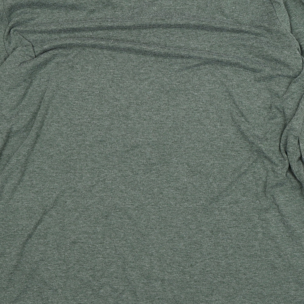 Preworn Womens Green Polyester Pullover Sweatshirt Size L