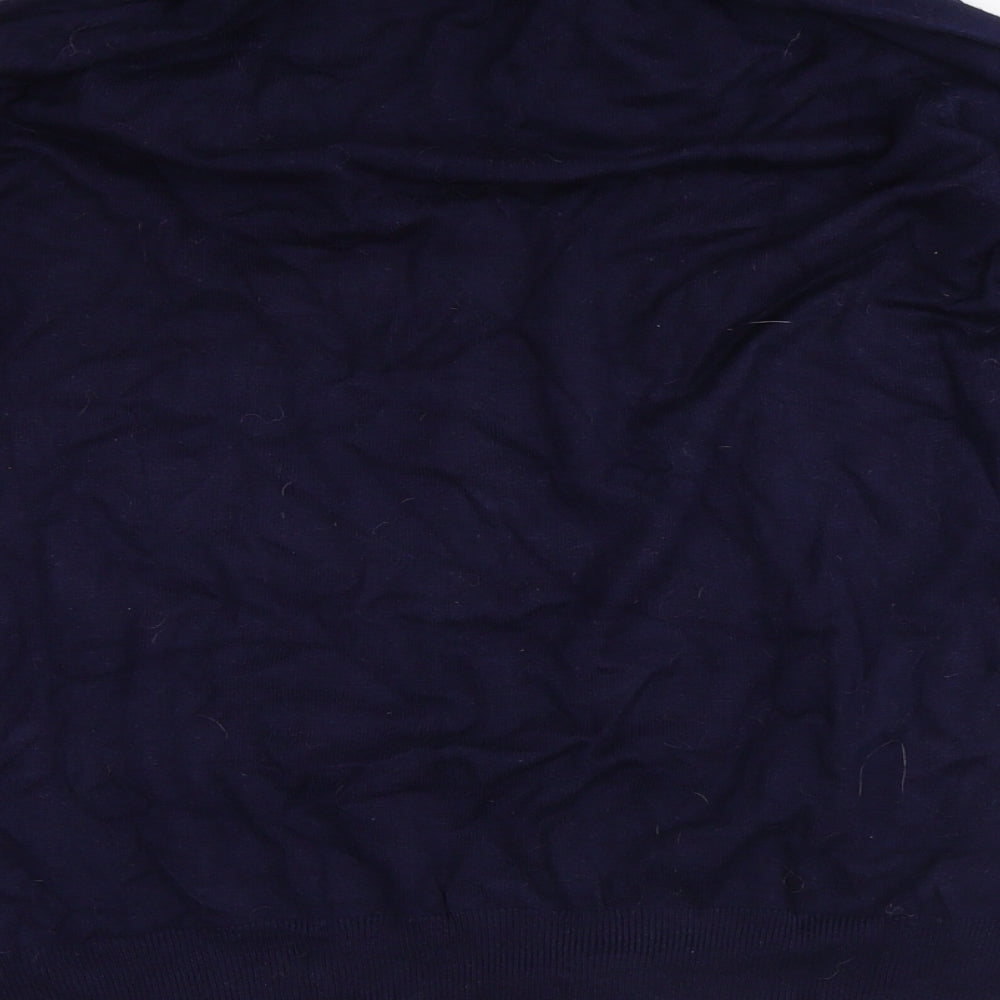 Wallis Womens Blue Viscose Pullover Sweatshirt Size 16