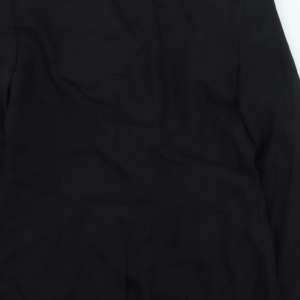 etan Womens Black Jacket Size 14