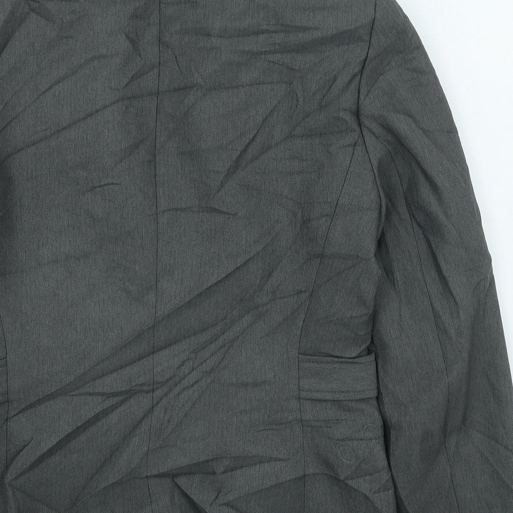 Tahari Womens Grey Jacket Size 6