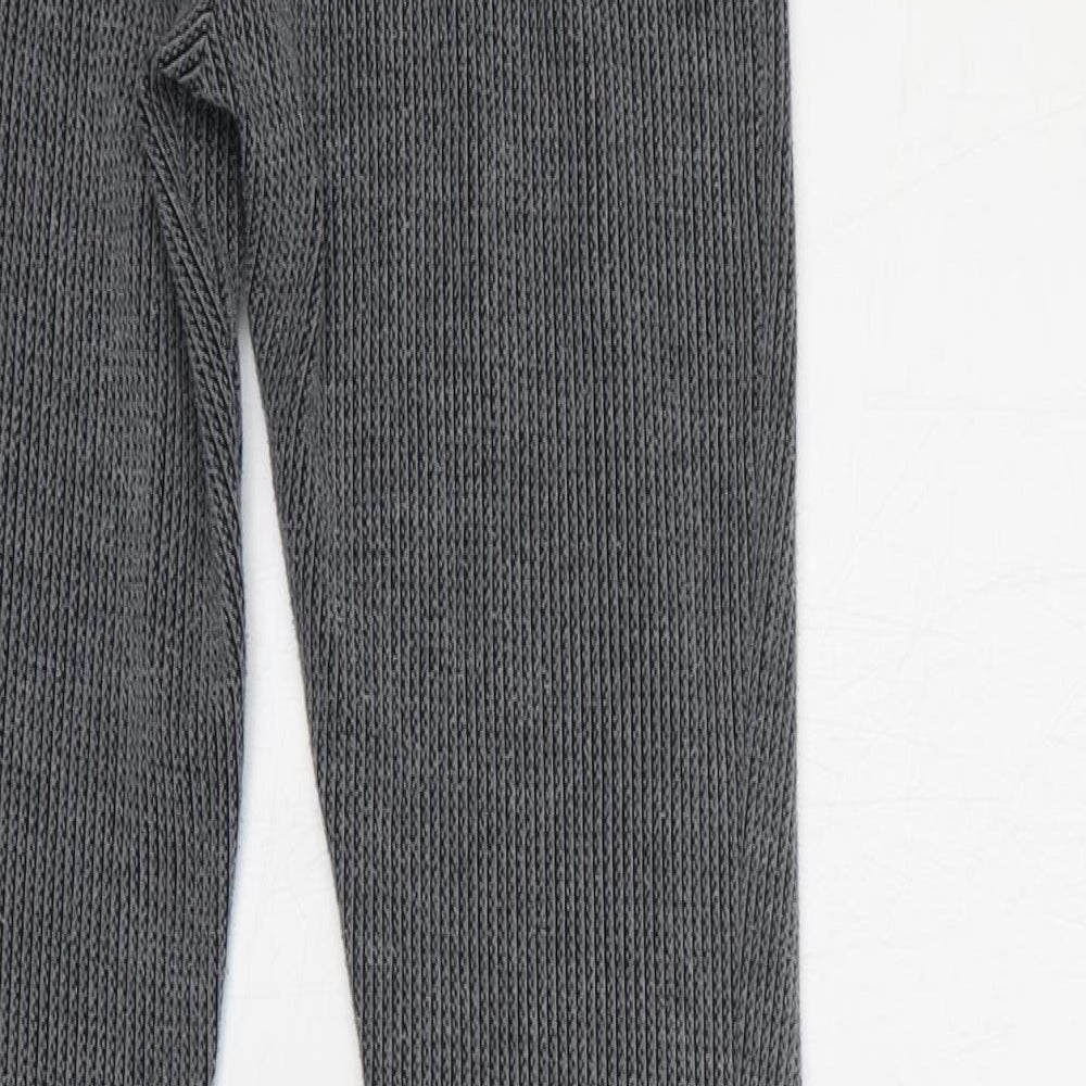 Select Womens Grey Polyester Carrot Leggings Size S L33 in - Flared