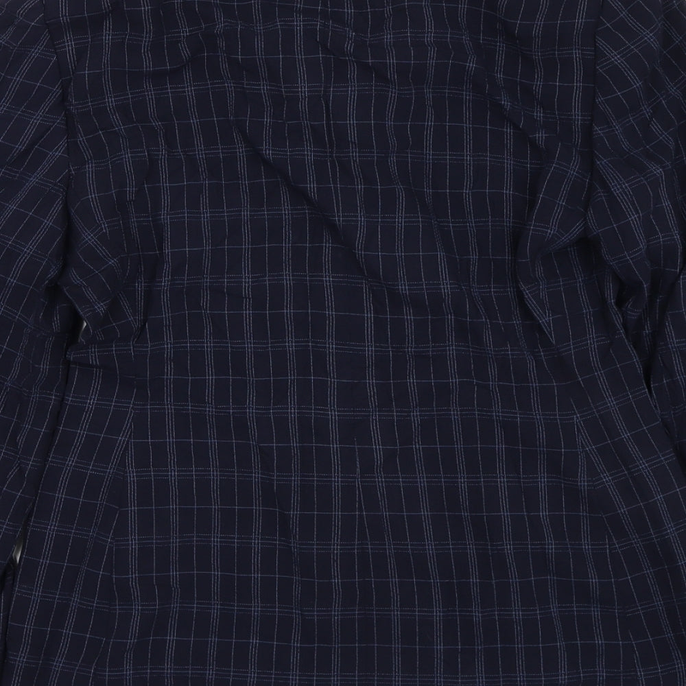 Precis Womens Blue Jacket Blazer Size 8 Button