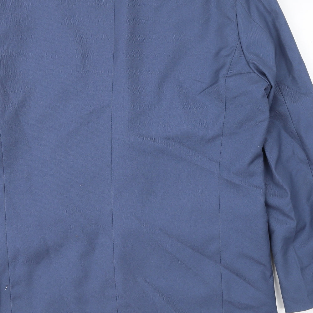 Premier MAN Mens Blue Polyester Jacket Suit Jacket Size 40