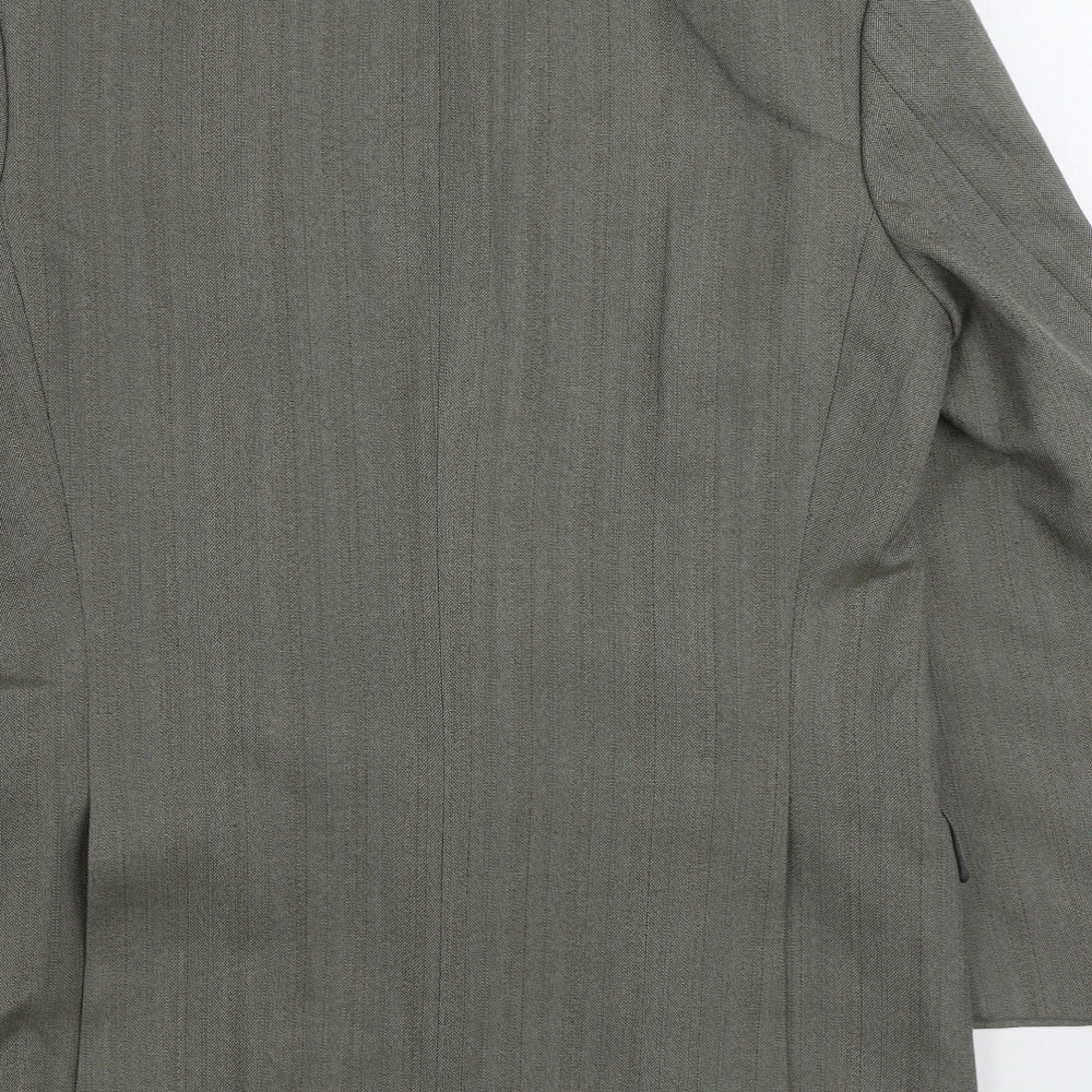 Wellington Executive Mens Grey Polyester Jacket Suit Jacket Size 40
