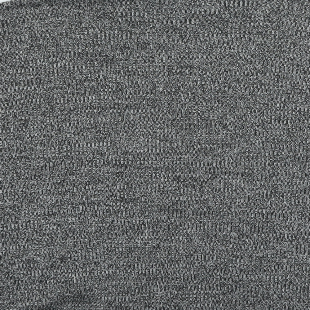 Divided Womens Grey High Neck Polyester Pullover Jumper Size S