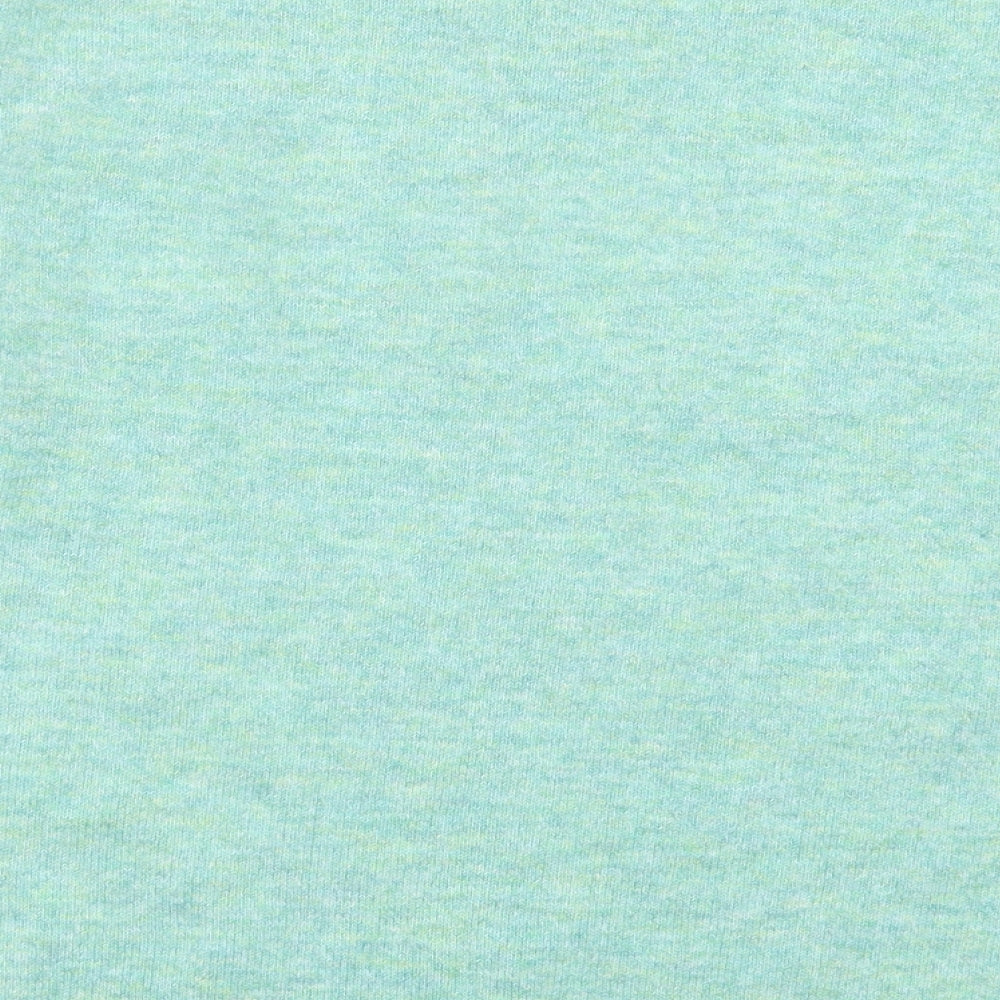 Bonmarché Womens Green Crew Neck Acrylic Pullover Jumper Size 14