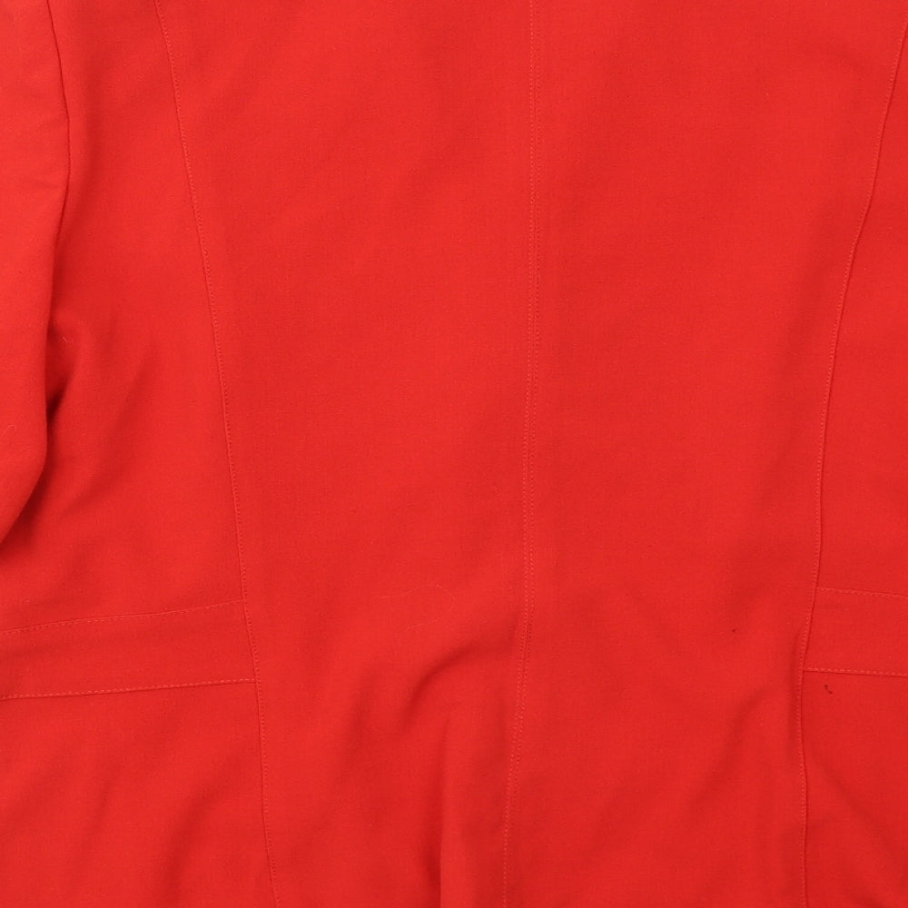 Paul Separates Womens Red Jacket Blazer Size 16